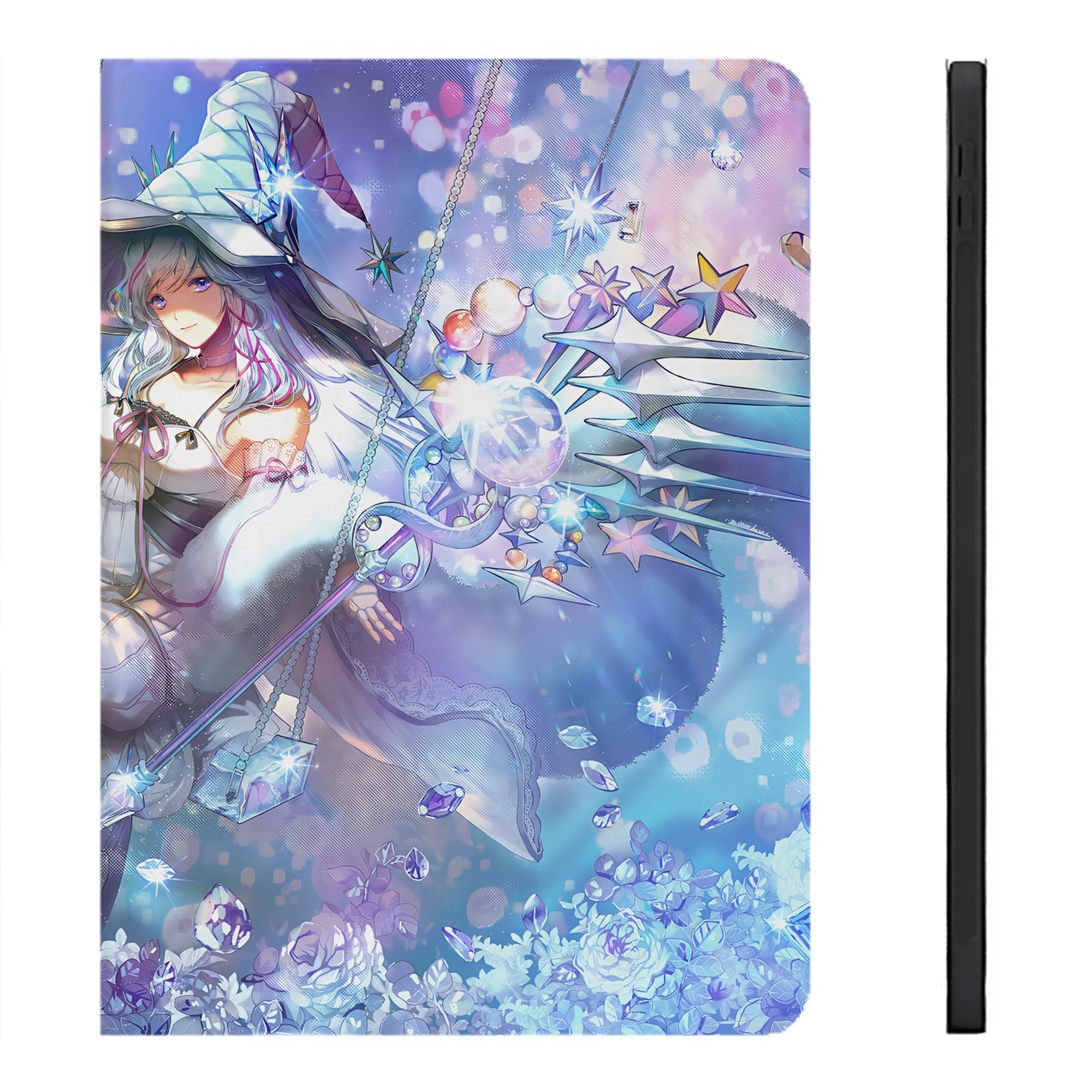 （画像用） 遊☆戯☆王 Yu-Gi-Oh! IPadケース ペンホルダー付き ブックスタイルデザイン